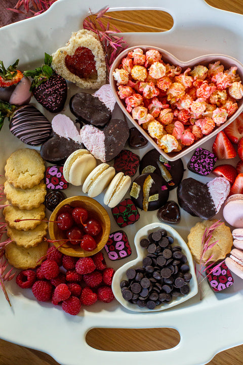 Chocolate Covered Pink Heart Marshmallows