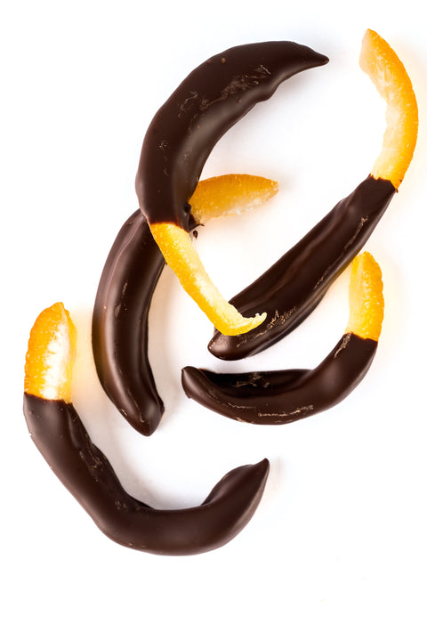 Chocolate Covered Orange Peels (5 pieces)